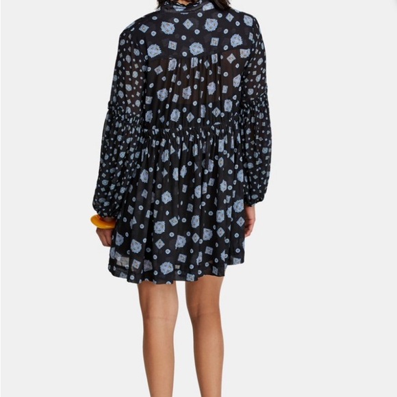 FREE PEOPLE Turn Turn Long Sleeve Minidress - Picture 2 of 6